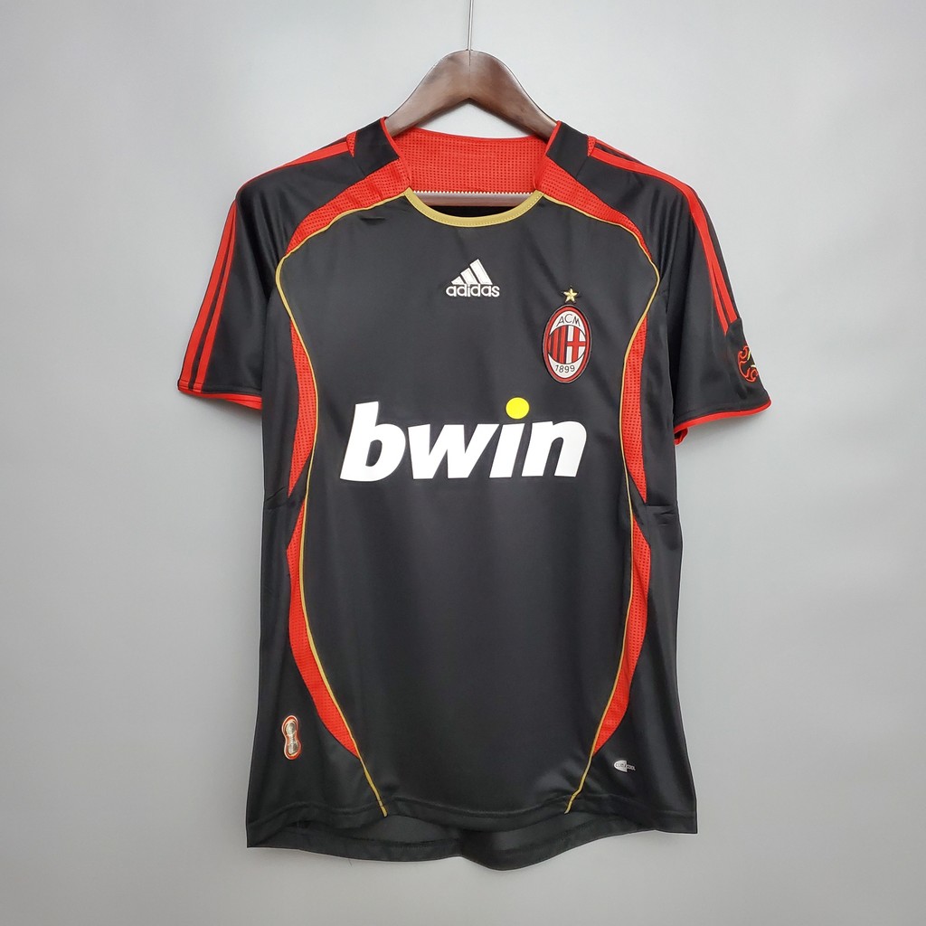 Jersey Retro 2006 AC Milan third away A01 T shirt pria