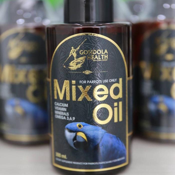 [ burj9iil1v ] || Gondola Health Mixed Oil For Parrot Macaw Cockatoo Obat Vitamin Burung - 100 ml