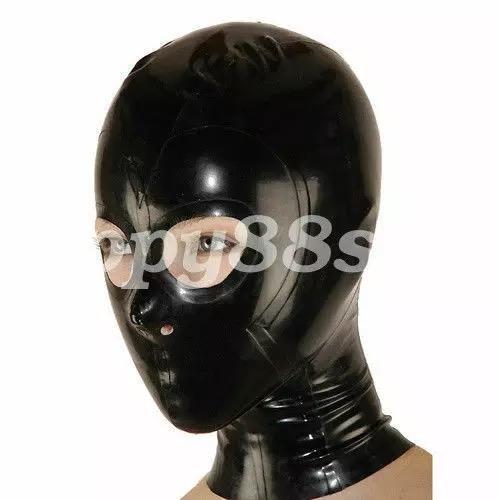 Latex mask hitam