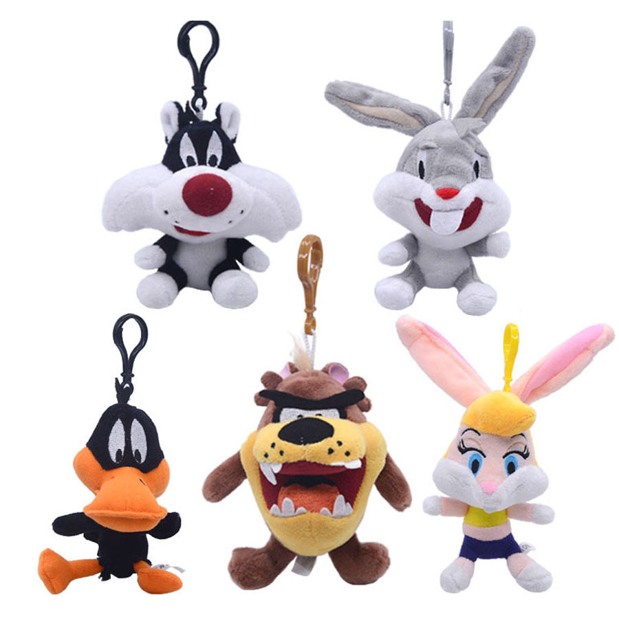 Wholesale 30pcs/lot cute 4inch Space Jam A New Legacy James Stuffed Plush Toys Cartoon Animal Rabbit