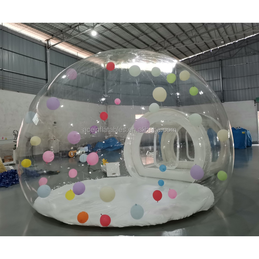 Inflatable Bubble Bounce House Transparent Tent Trampoline Bubble Bounce House Balloon Outdoor Starr
