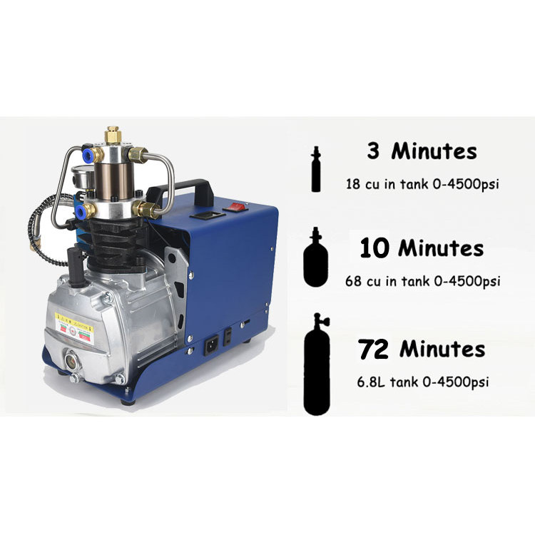 4500 psi 300bar mini high pressure pcp pump air compressor pump de aire comprimido for  Fire Fightin