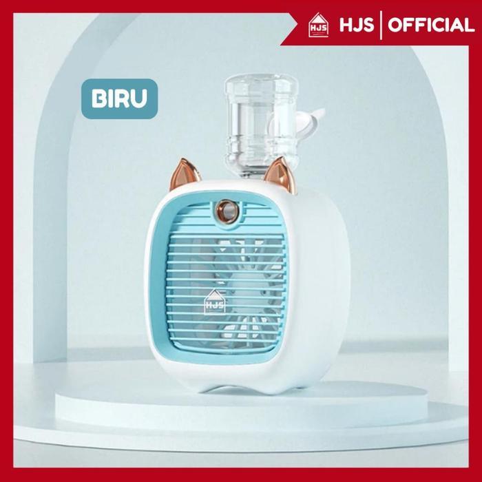 [ELECTROMAX] [HJS] Air Cooler Fan Kipas AC Mini Portable Pendingin Ruangan | Kipas Angin Cute AC Por