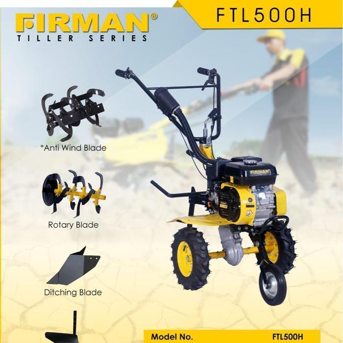 Mesin Traktor Mini Firman FTL500H / Mesin Bajak Mini FTL 500H Firman Mesin Traktor Mini Firman FTL50