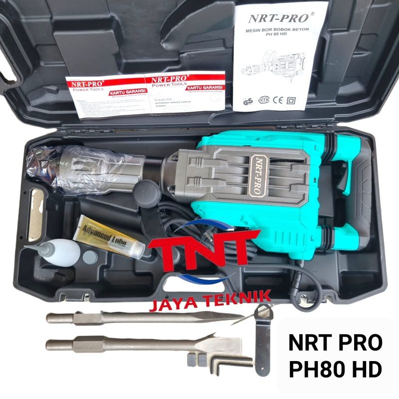 NRT PRO PH 80 HD / MESIN BOR BOBOK BETON TEMBOK / JACK HAMMER PH80HD NRT PRO