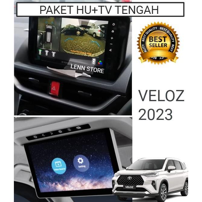 Paket Screen Guard Pelindung Layar HU + TV Tengah Toyota Veloz 2023