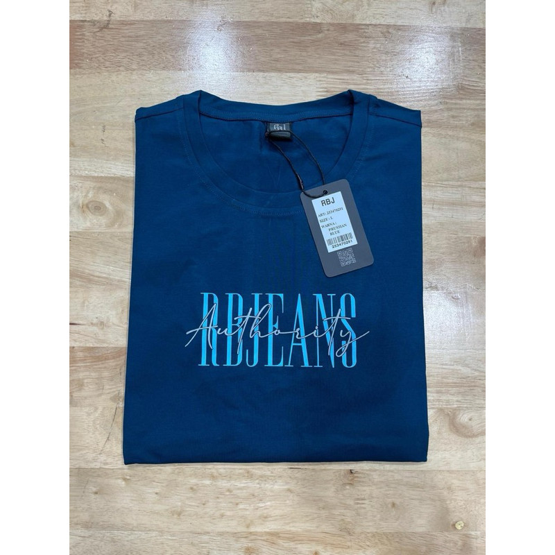 [RBJ] Baju Kaos Oblong Pria RBJ Spandek  original 100% / Bahan Premium Adem