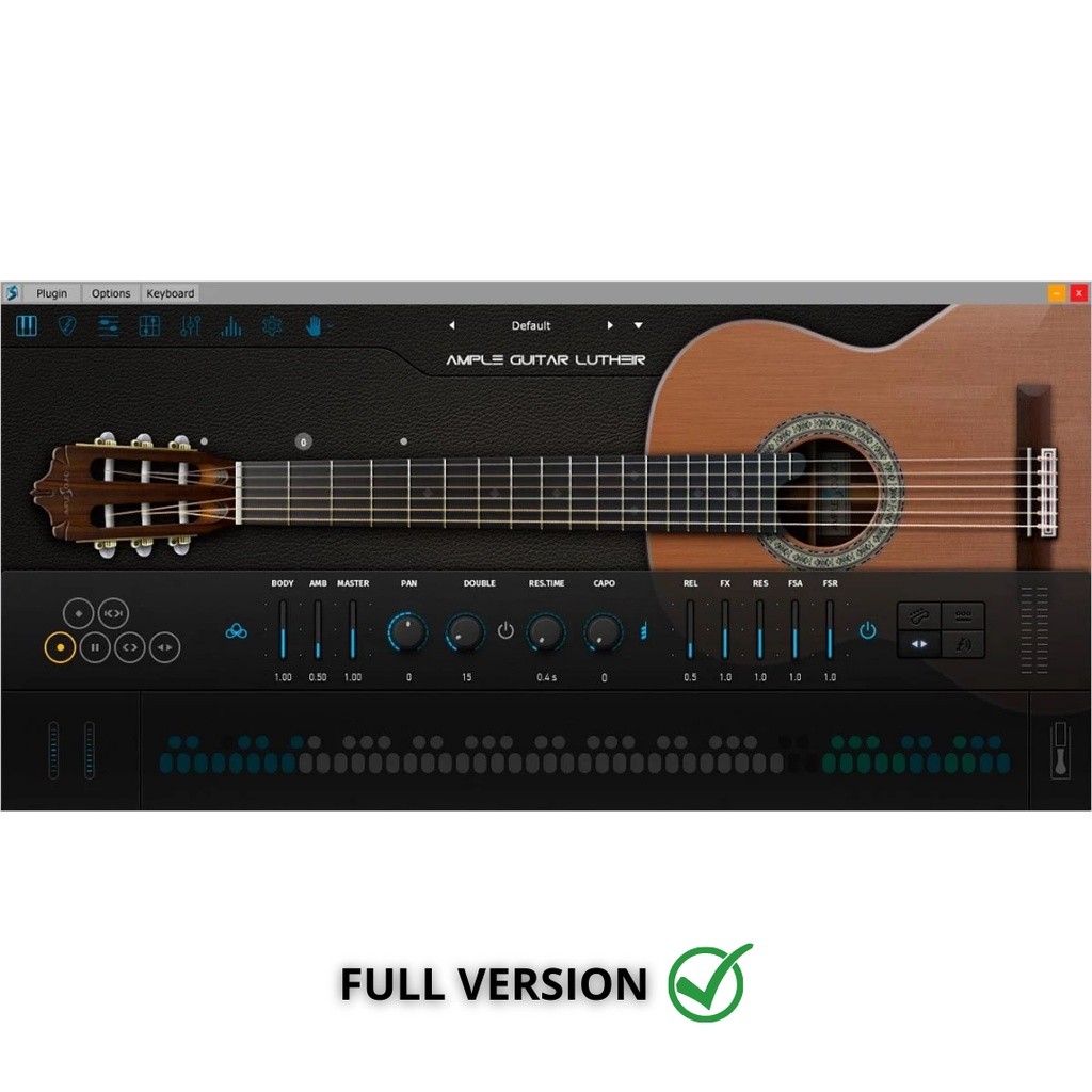 Ample Sound Guitar AGL v3 VSTI Plugin Alhambra Luthier Classic Guitar sound to your studio for windo