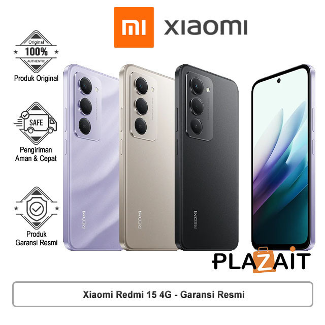 Xiaomi Redmi 15 4G 8GB/128GB | 8GB/256GB -- Garansi Resmi