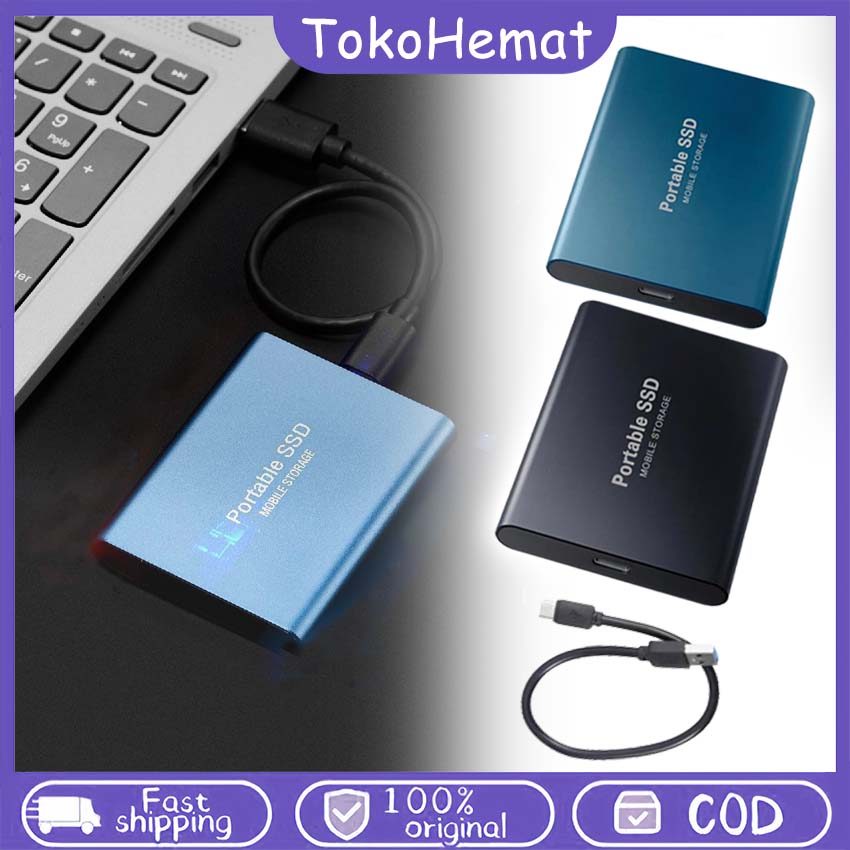 Hardisk Mini 2tb 1tb Hardisk Eksternal 2.5" Portable Hardisk Usb 3.0 Ssd Untuk Pc/Laptop