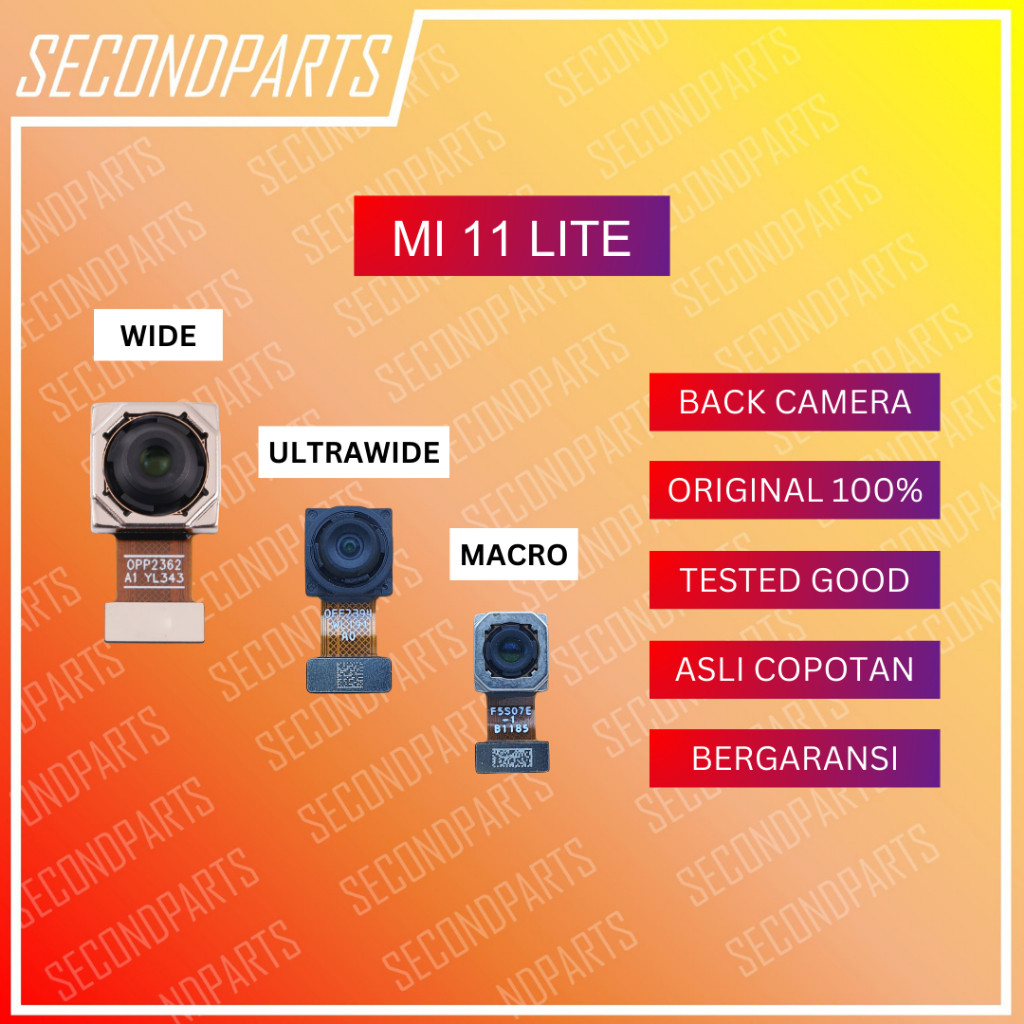 KAMERA BELAKANG BACK CAMERA XIAOMI MI11 LITE MI 11 LITE ORIGINAL COPOTAN