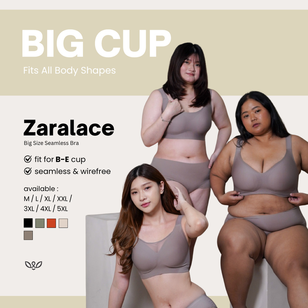 ZARALACE BIG SIZE SEAMLESS BRA