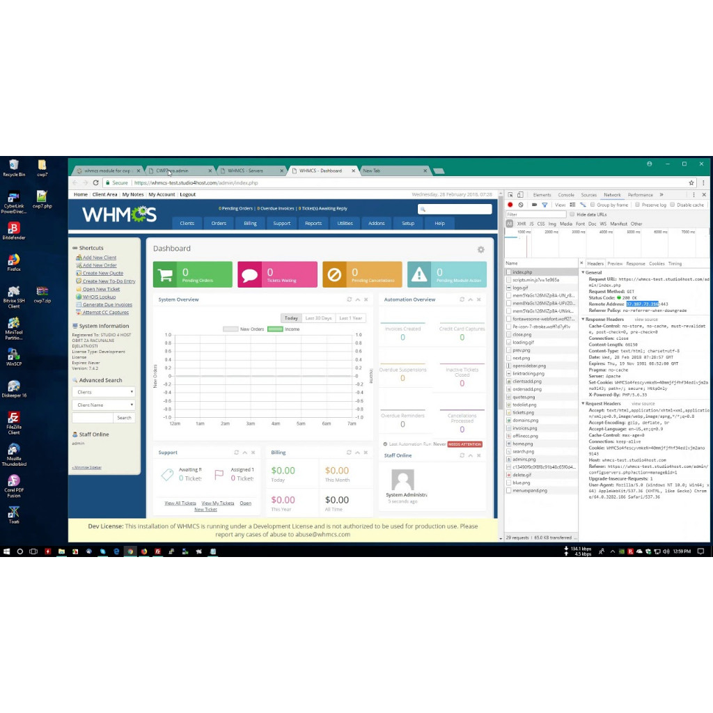 WHMCS ORIGINAL LIFETIME LICENSE UPDATE NEW VERSION