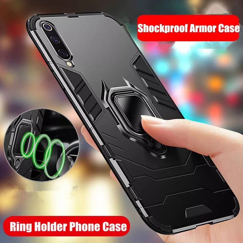 CASE XIAOMI MI 9 MI 9SE MI 9 SE IRING CASE ARMOR ROBOT STANDING PHONE CASE