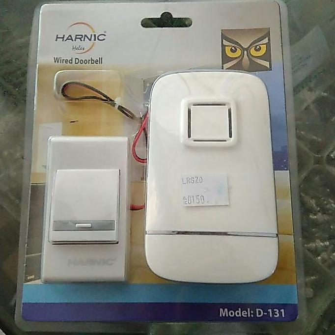 $$$$] Bel Rumah Kabel Baterai Harnic Heles wired doorbell D-131