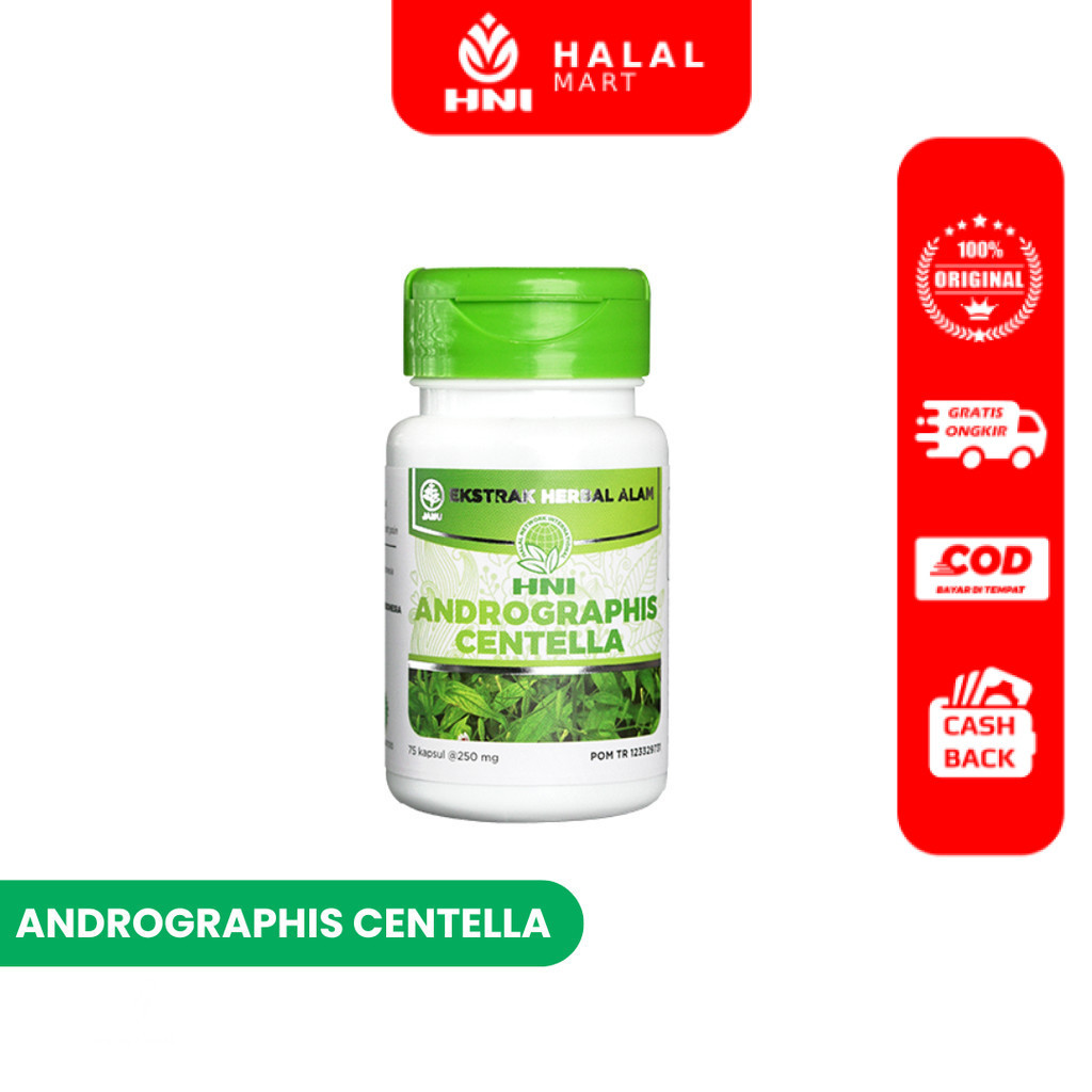 Andrographis Centela HNI HPAI - Herbal Radang Paru , Liver/Hati , Sakit Demam Hni Sejahtera 987