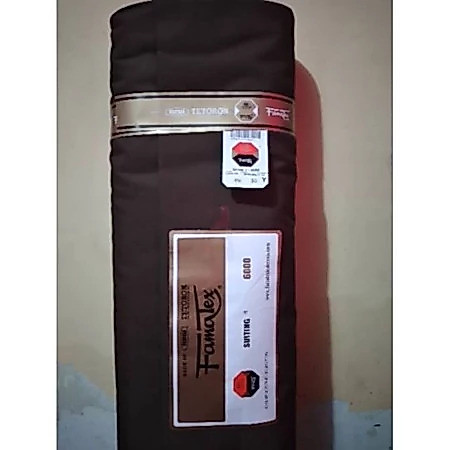 Kain Celana Seragam Famatex Ukuran 150cm Hitam Abu Abu
