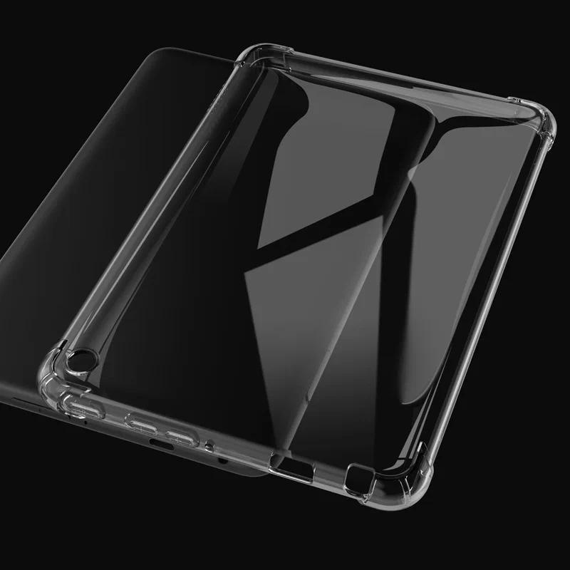 For  Kindle Fire 7 2022 12th Generation fire 7 7inch Silicon Case Clear Transparent Soft TPU Back Ta