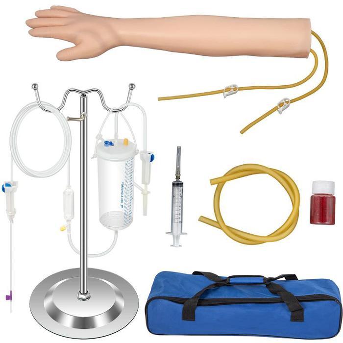 Set Manekin Lengan Infus Silikon Manekin Phantom Alat Peraga
