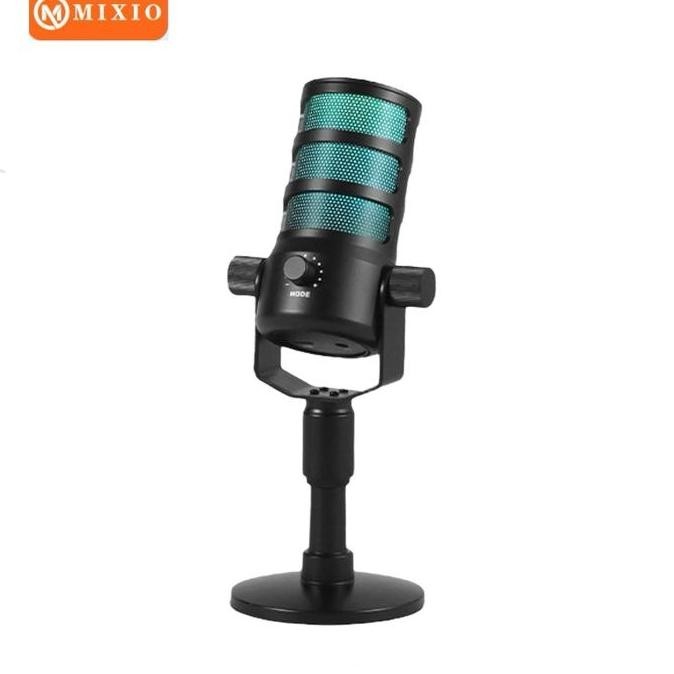 Pujifarhanam - MIXIO TL-H1 Condenser Microphone USB Type-C with RGB Streaming &Gaming