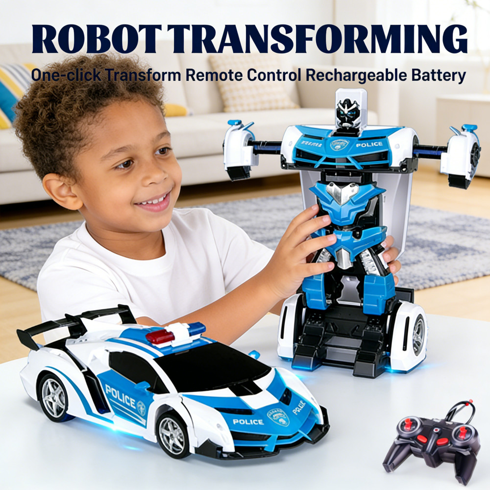 JADI MOBIL ROBOT TRANSFORM AUTOBOT REMOT MOBIL ROBOT BATERAI CAS KONTROL DEFORMATION TRANSFORMING RO