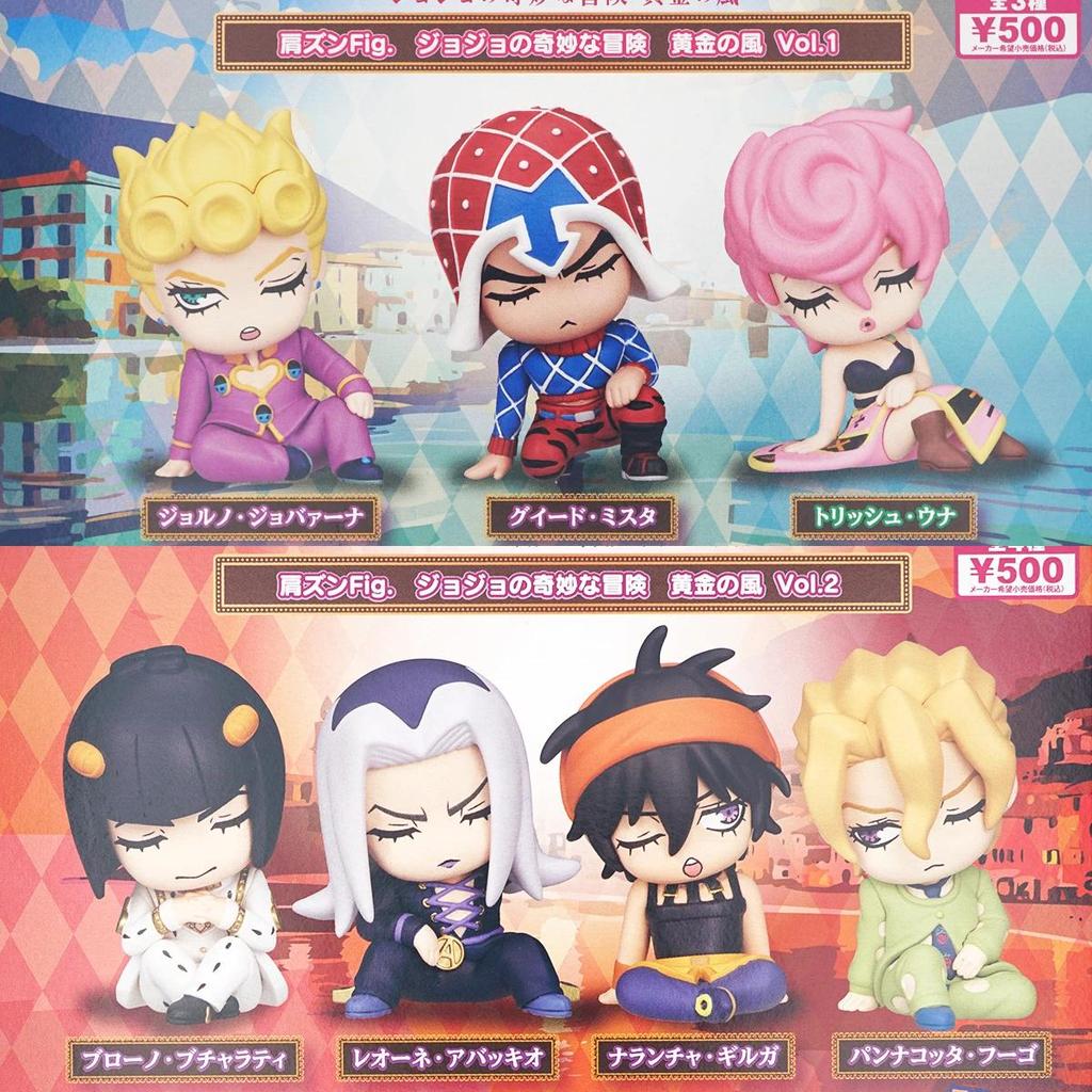 JoJo Bizarre Adventure Golden Wind Anime Mista Giovanna Giorno Trish Bucciarati Abbacchio Fugo Ghirg
