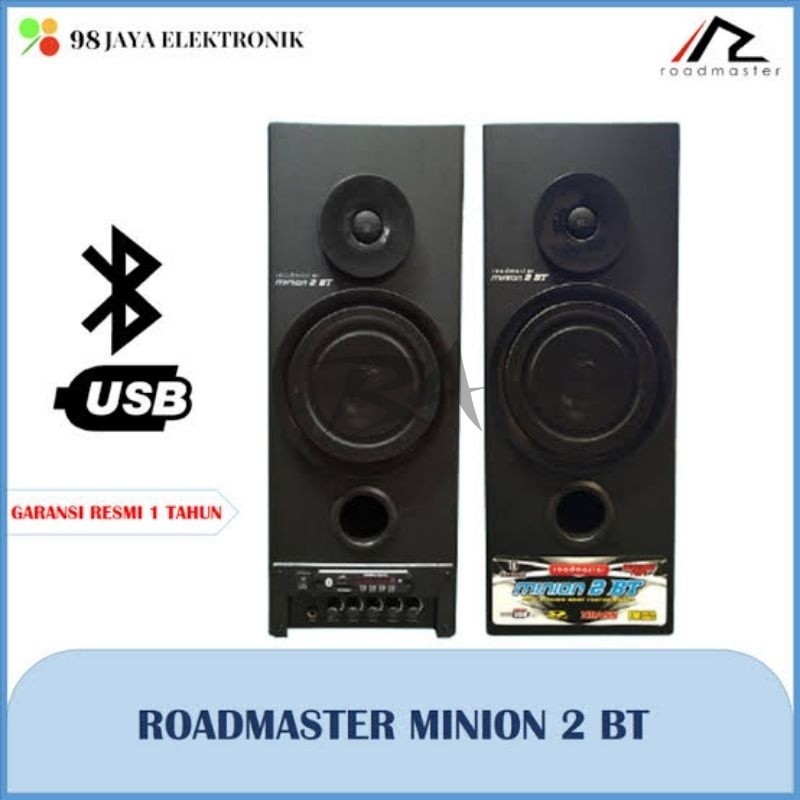 III SPEAKER ROADMASTER MINION 2 BT 2BT BLUETOOTH 20000 PMPO USB SD MMC CARD PLAYBACK FM DIGITAL RADI
