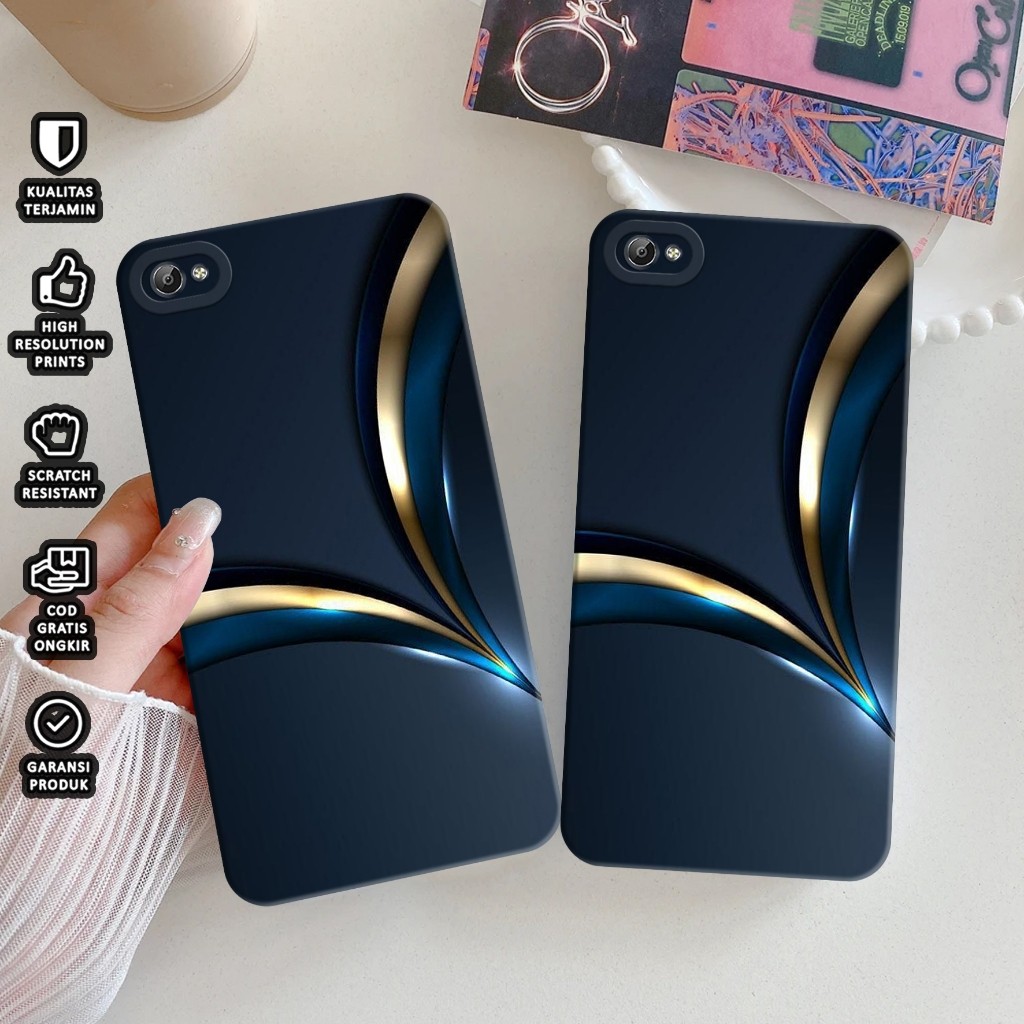 Case Hp For Vivo V5 / Y65 / Y67 / 1601 / 1719  ( BR-KLT )  Kesing Hp - Softcase Procamera - Case Ter