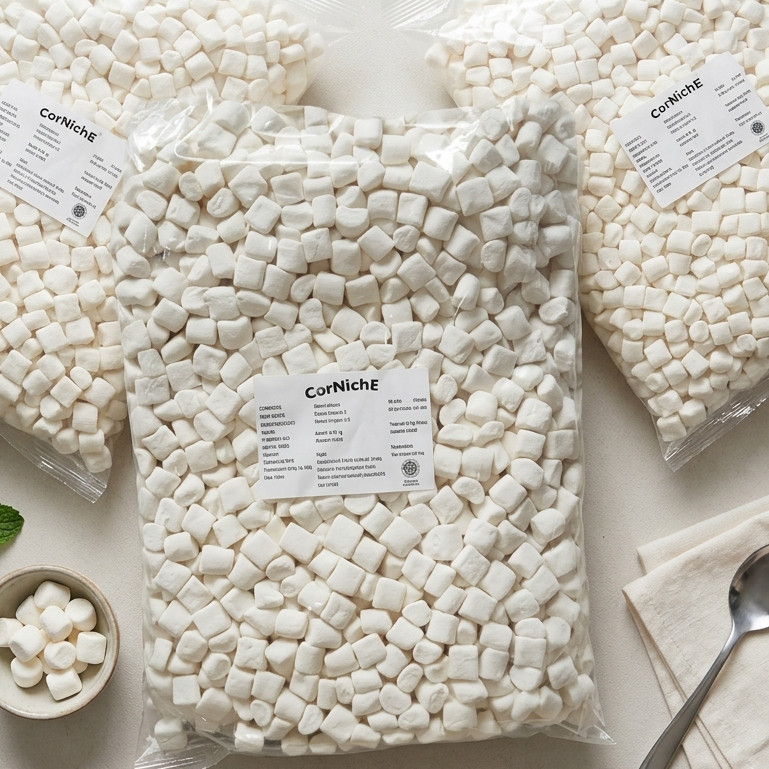 CORNICHE Marshmallow Mini White 1kg