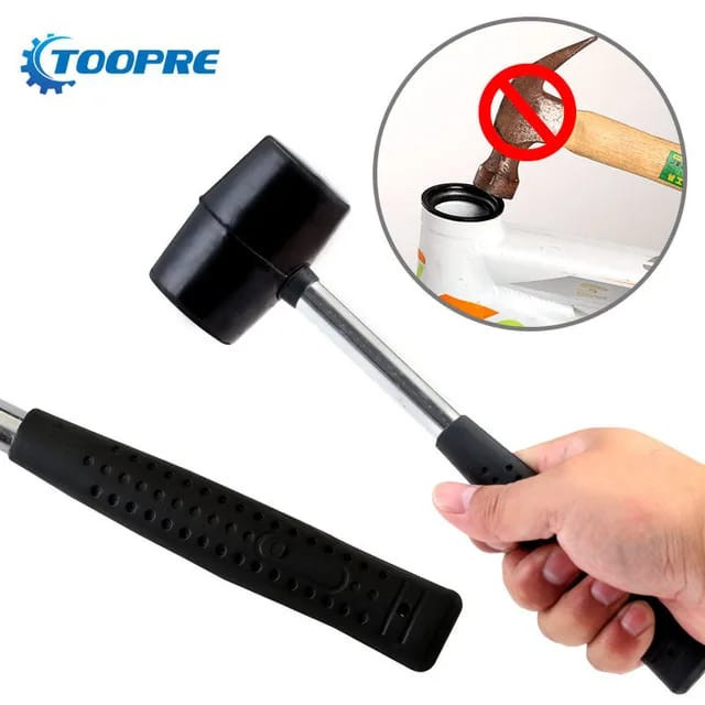 Foto Palu Karet Rubber Hammer Palu Keramik Sepeda anti slip