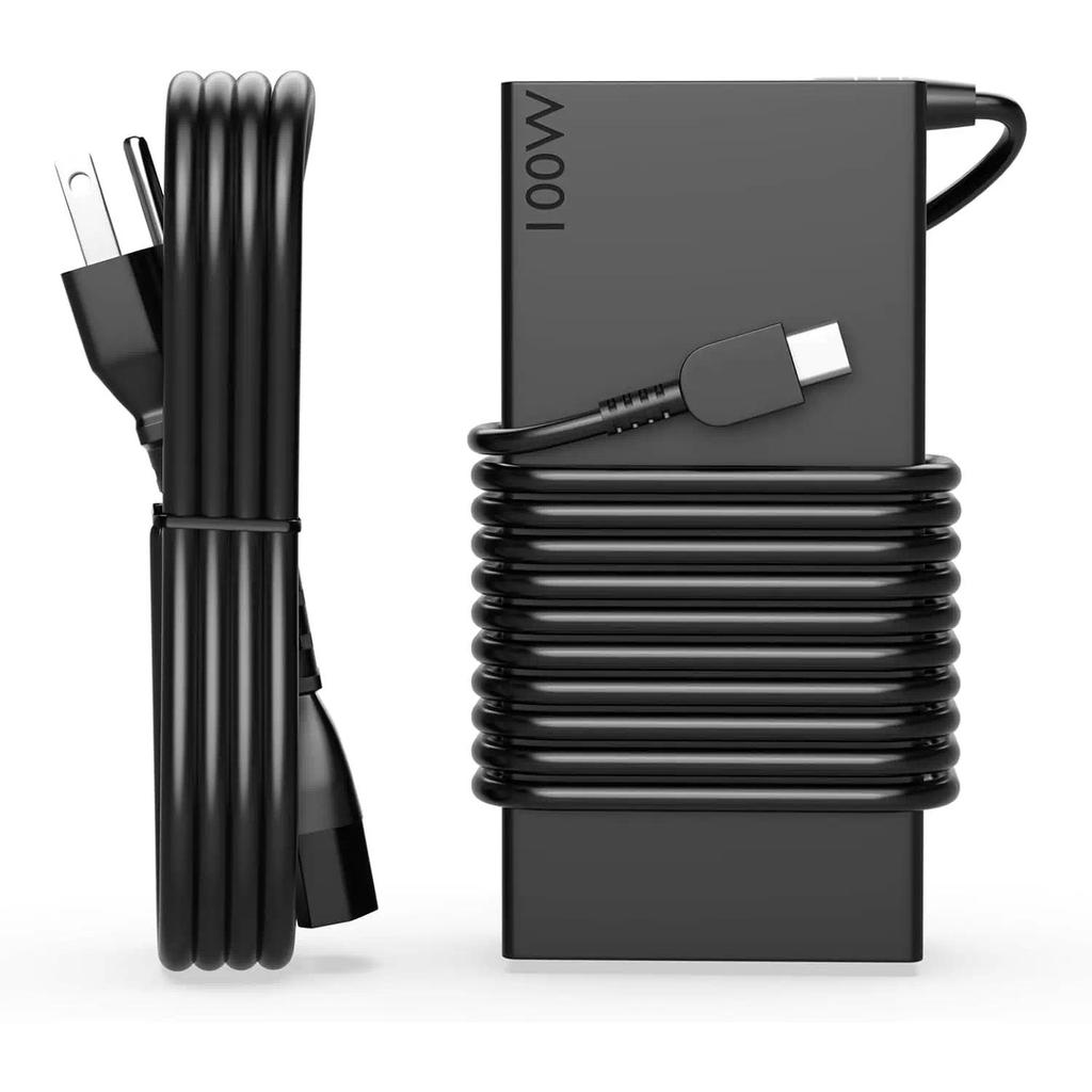 100W USBTYPEC Laptop Power Adapter Compatible with Lenovo ThinkBook Plus G3 13x 16P 14G5 14PS ThinkP