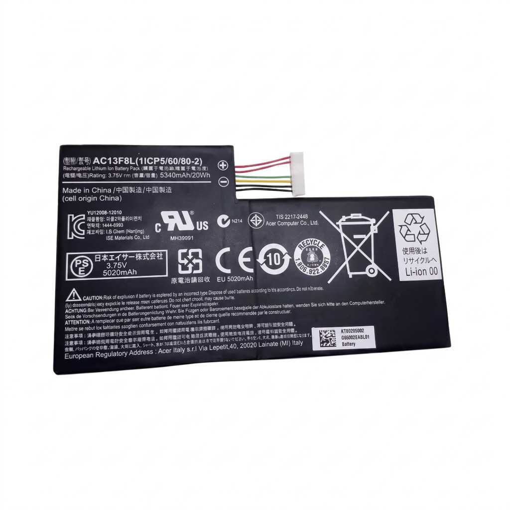 Baterai Original Acer Iconia Tab A1-A810 Iconia W4-821 AC13F8L Battery Replacement