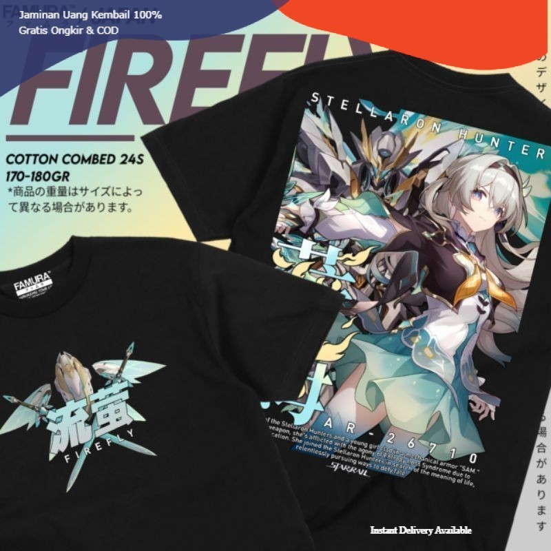 Kaos Baju Game Firefly HSR - Honkai Star Rail