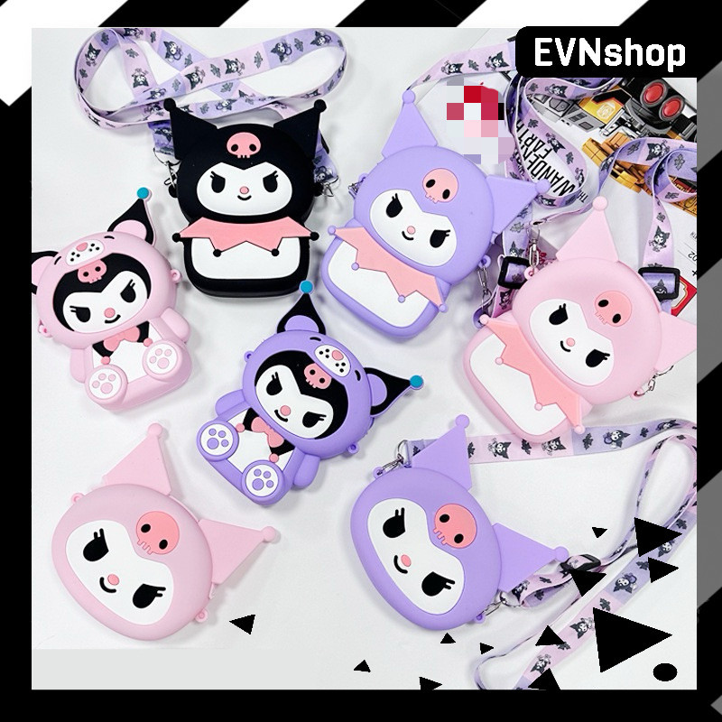 TAS JELLY Selempang Rubber Resleting Silicon 3D Anak Karakter Dompet Koin Mini Tas Serbaguna import