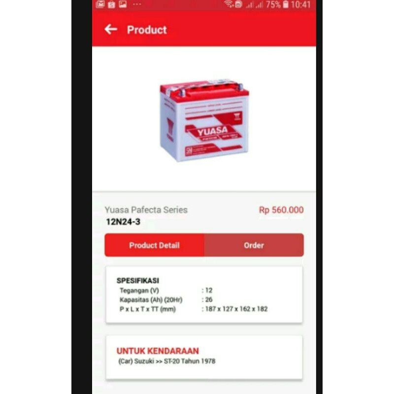 Aki accu 12n24-3 12n24 untuk genset dan lain lain yuasa