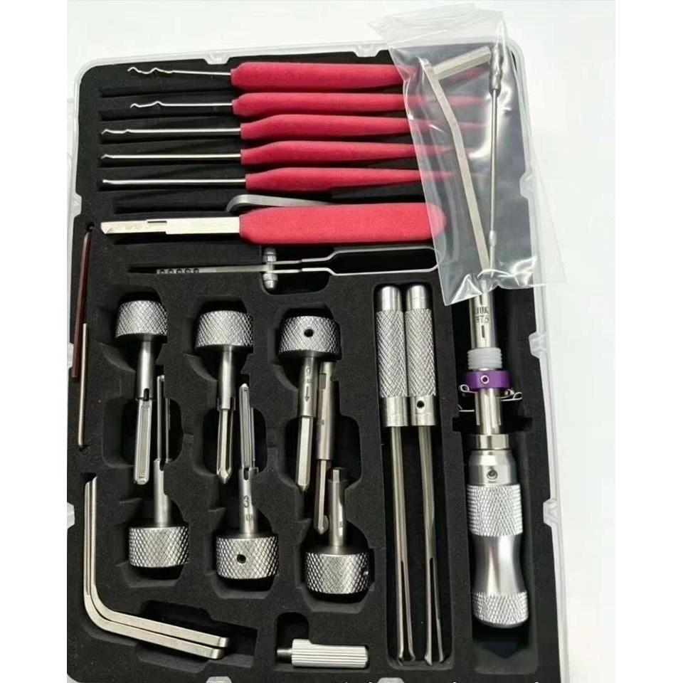 26Pcs High-end Professional Safe Door Lock Picking Tool Set Locksmith Training Lock Picking Kit Thir
