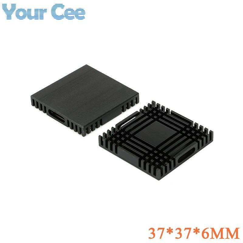 5pcs/1pc 37*37*6mm Heatsink Raator Cooler Cooling Fan Aluminum Heat Sink 37X37X6mm