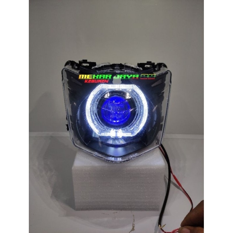 Reflektor Lampu Depan Projie Biled Beat Karbu Ala Biled