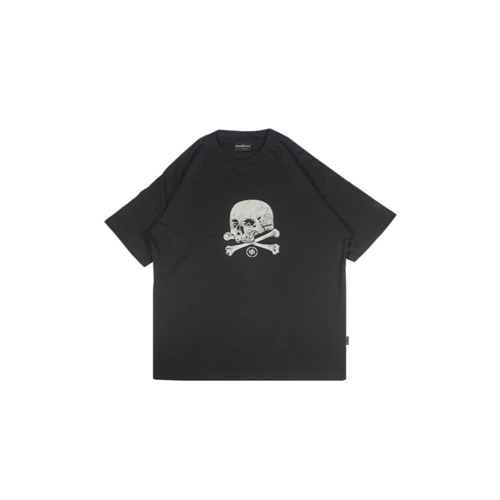 HUSTED KAOS HITAM BONESK BLACK TS