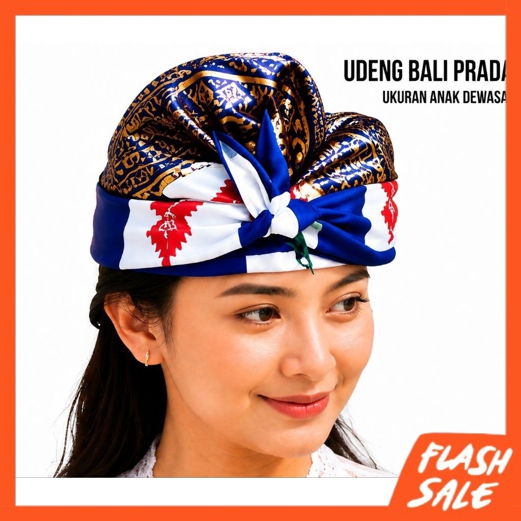 Udeng Bali Jadi Motif Batik Destar Adat Tradisional Dewasa YNG