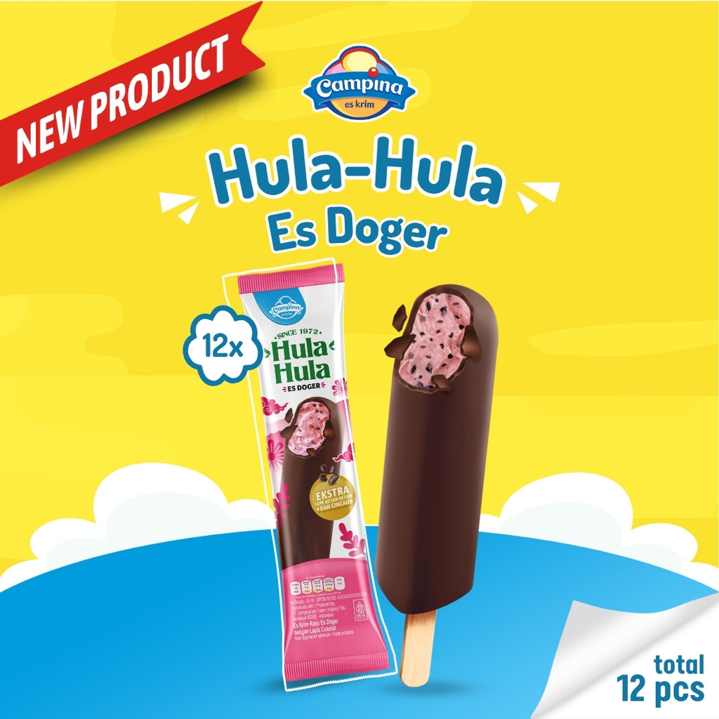 Campina Hula Hula Es Doger - Es Krim