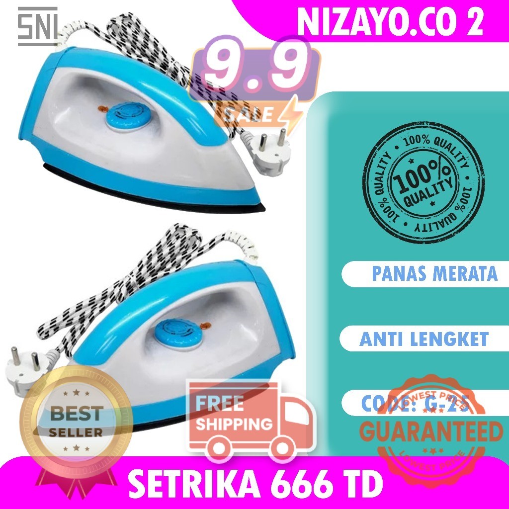 SETRIKA ELECTRIC TRISONIC T-108 NZY 2