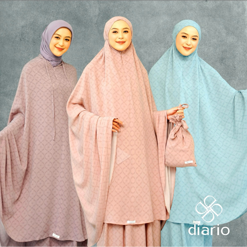 PROMO - Diario & Laica Mukena Dewasa Rayon Premium 2 in 1