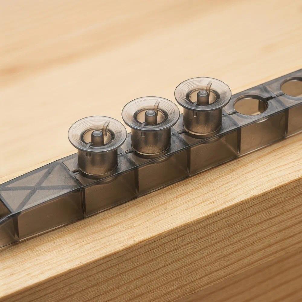 100Pcs + 7Pcs Plastic Queen Bee Breeding Kit Black Durable Plastic Rearing Cage Box Beekeeping Equip