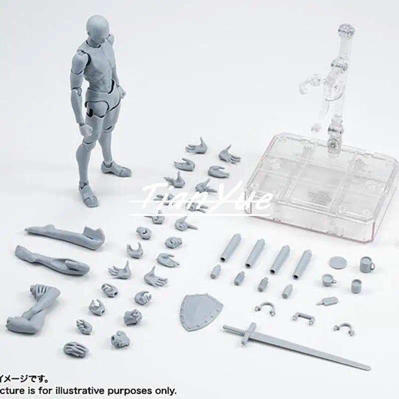 Original High Quality BODY KUN Takarai Rihito BODY CHAN Mange Drawing Figure DX BJD Grey Color PVC A