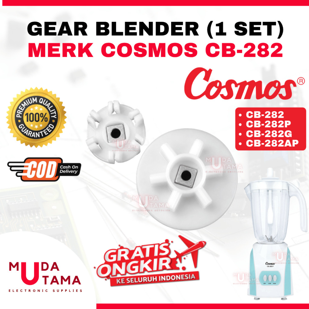Karet Gear Blender COSMOS CB-282 CB282P CB282G CB282AP - Gear Pemutar Blender COSMOS CB-282 - Koplin
