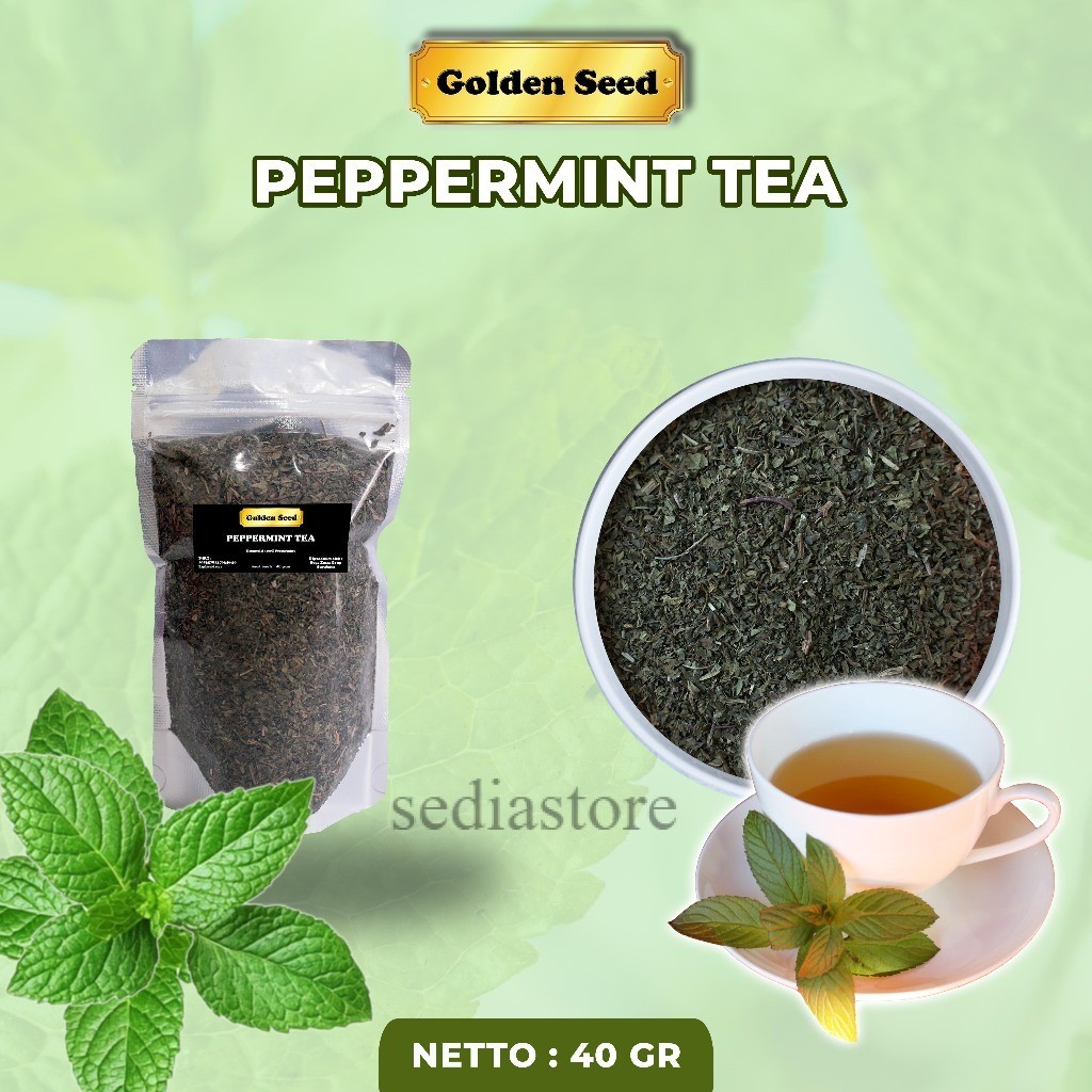 PEPPERMINT TEA / TEH DAUN PEPPERMINT / TEH DAUN MINT / TEH MINT