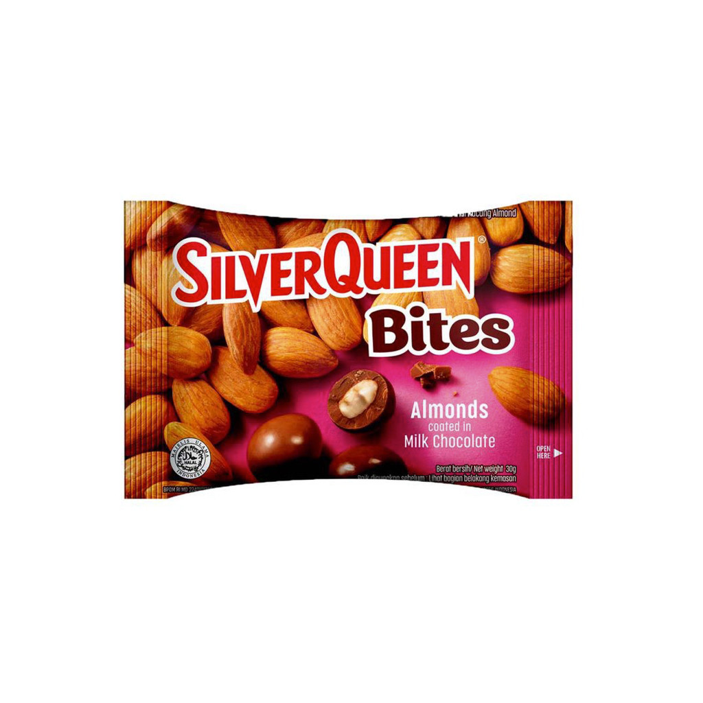 SILVER QUEEN BITES ALMOND 30GR