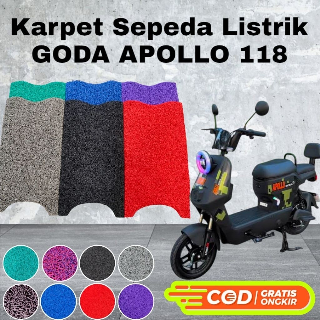 Karpet Sepeda Listrik GODA APOLLO 118