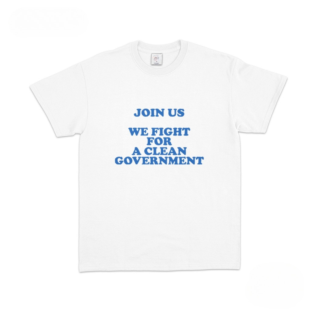 Dono Warkop - Join Us We Fight For A Clean Government Dono Shirt | kain katun 24s